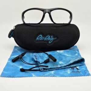 Rio Ray Boca R509 Marco Gloss Black Sunglasses Frame w Case & Retainer 61-17-120